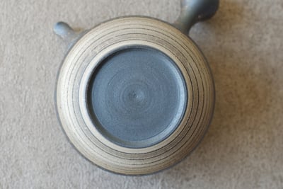 炭化同心圓吹釉【藤田德太】11