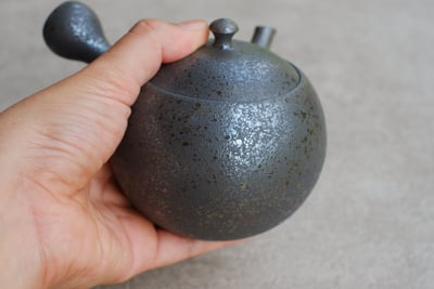 炭化丸型吹釉【藤田德太】10