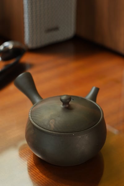 窯變釜型櫛目【玉光】1