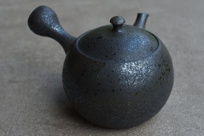 炭化丸型吹釉【藤田德太】4