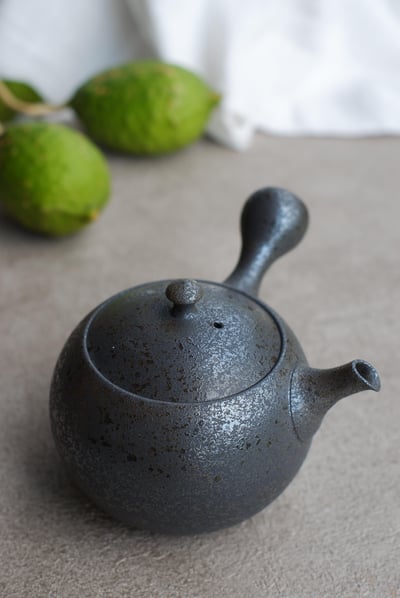 炭化丸型吹釉【藤田德太】1