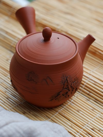 山水朱泥【玉光】3