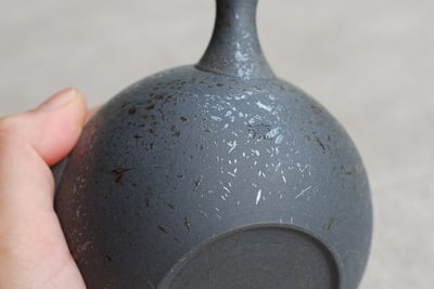 炭化丸型吹釉【藤田德太】5