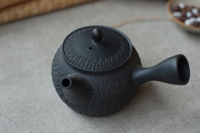 荒飛鉋黑泥丸【玉光】2