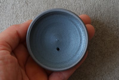 炭化同心圓吹釉【藤田德太】8