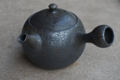 炭化丸型吹釉【藤田德太】2