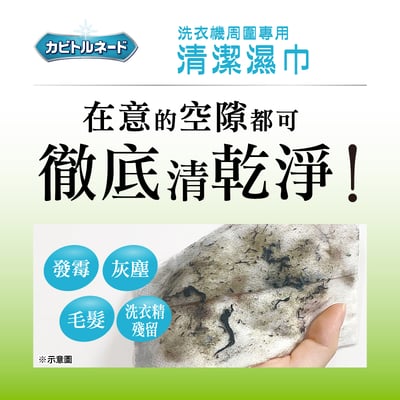 【KT】 龍捲風威力洗衣槽防霉清潔濕巾 8枚4