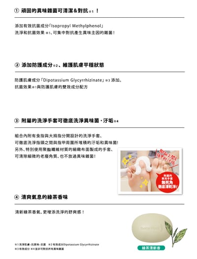 【Baby Foot】茶樹除異味抗菌皂 70g5