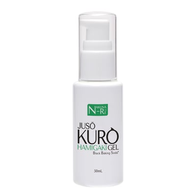 【JUSO KURO】2分鐘黑炭泡泡安心亮白奇蹟凝膠牙膏50g2