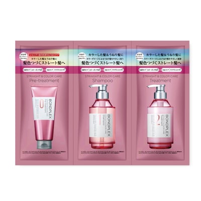 【BONDPLEX】3倍有感護色 (前導乳+洗髮+潤髮)1日旅行組1