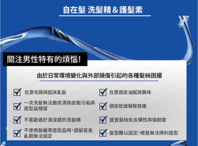 【8 THE THALASSO HOMME】自在髪型男洗潤組5