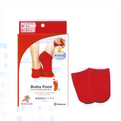 【Baby Foot】 美容足跟密集保濕QQ襪(可水洗型)1