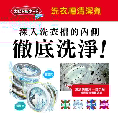 【KT】龍捲威力洗衣槽清潔劑-滾筒式5