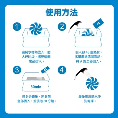 【SHWATCH】廚房頑固油垢一泡即淨清潔劑12