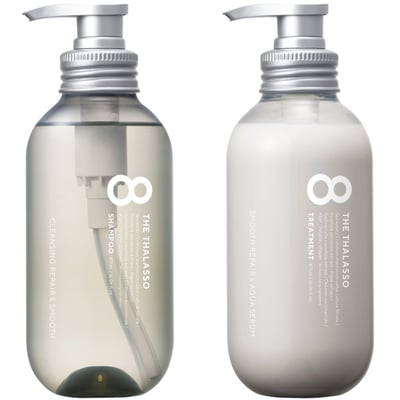 【8 THE THALASSO】幹細胞健髮蓬鬆洗潤組(扁塌.油性髮質適用)2