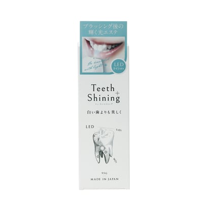 【Teeth Shining】LED光觸媒炫白牙膏+攜帶LED冷光燈組(爽快薄荷清香) 95g1