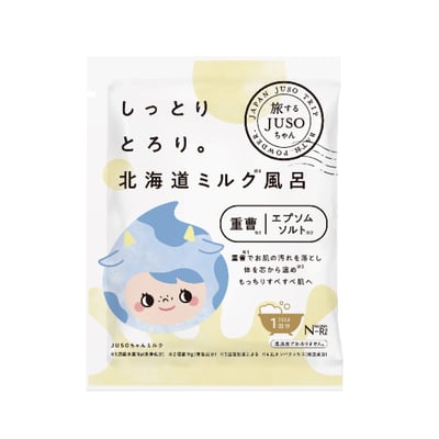 【JUSO BATH POWDER】泡澡時光北海道牛奶風呂入浴劑 30g1