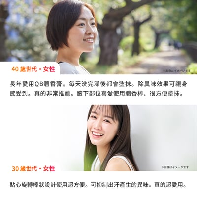 【白金級QB】不沾手抗異味體香棒 20g (腋下、足用)14