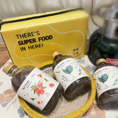 3入組｜順暢康普茶(禮盒裝) 300ml/瓶X31