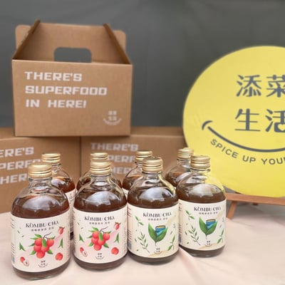 ｜順暢康普茶/荔枝、原味(六入組)3