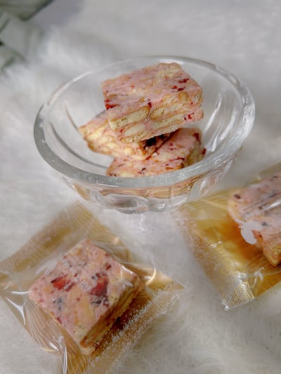 仙女國度聯名|手工雪Q餅(草莓/蔓越莓/鹹蛋黃) 10入裝2