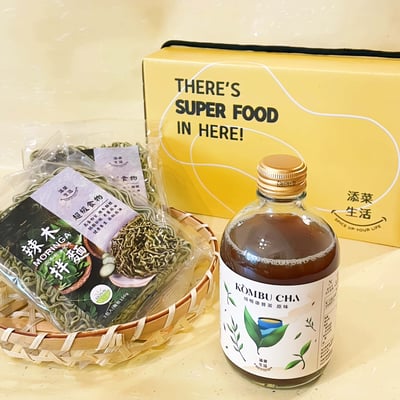 辣木順暢禮盒|康普茶+辣木椒香拌麵組2