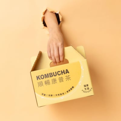 輕盈順暢組合|順暢康普茶6入/盒+辣木椒香拌麵3包/袋X23