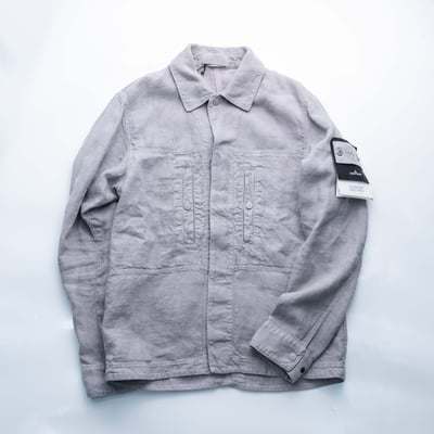 Stone Island Ghost 幽靈亞麻襯衫外套 沙漠色3