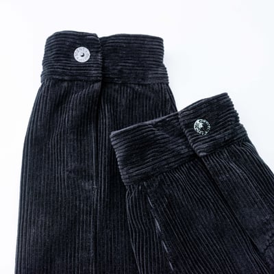 Stone Island 燈芯絨襯衫外套 黑色5