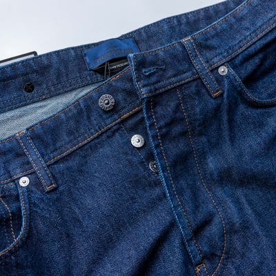 Stone Island 寬鬆水洗牛仔褲 藍4