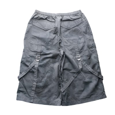 Acne Studios 織帶染色工作七分褲 灰2