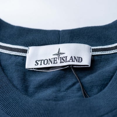 Stone Island 有機棉短袖 深藍4