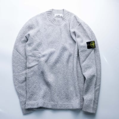 Stone Island Fancy Yarn 厚針織毛衣 灰3