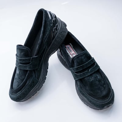 New balance 1906LNT 麂皮樂福鞋 黑4