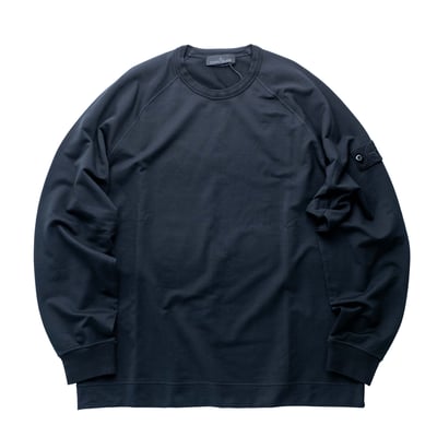 Stone Island Ghost 下襬無縮薄衛衣 黑1