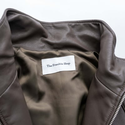 The Frankie Shop 人造皮革外套 棕色4