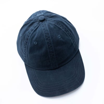 Stone Island 銀扣刺繡老帽 深藍4