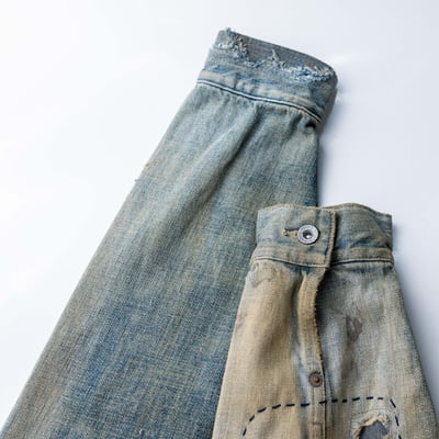 Neighborhood Type-1 破壞丹寧外套 水洗藍4