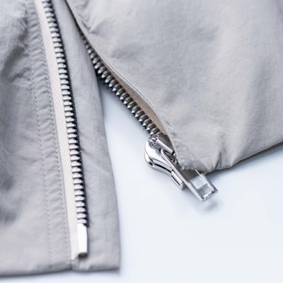 Rick Owens 主線 Hollywood Flight 尼龍飛行外套 珍珠色7