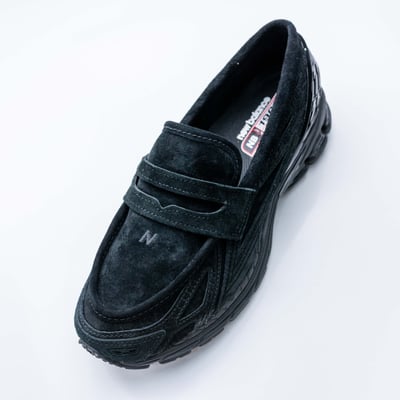 New balance 1906LNT 麂皮樂福鞋 黑3