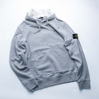 Stone Island 連帽衛衣 淺灰3
