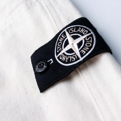 Stone Island Natural Cotton Raw 工裝放鬆長褲 米色6