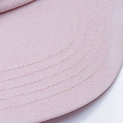 Stone Island 銀扣刺繡老帽 淡粉4