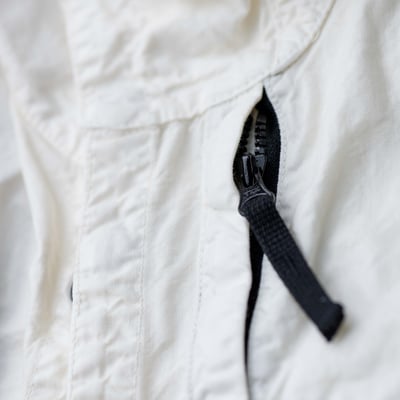 Stone Island 巴拿馬有機尼龍短袖襯衫 象牙白5