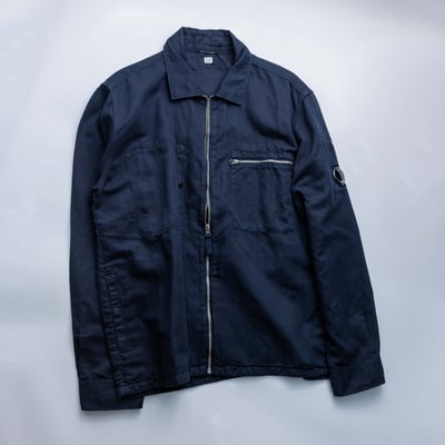 C.P. Company 風鏡襯衫外套 日蝕藍3