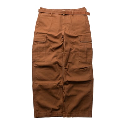 Sacai x Carhartt Duck 工作褲 咖啡色1