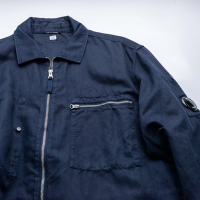 C.P. Company 風鏡襯衫外套 日蝕藍4