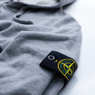 Stone Island 連帽衛衣 淺灰7