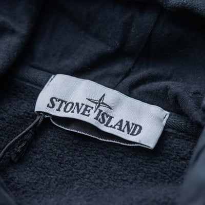 Stone Island 刷絨寬鬆帽踢 黑4