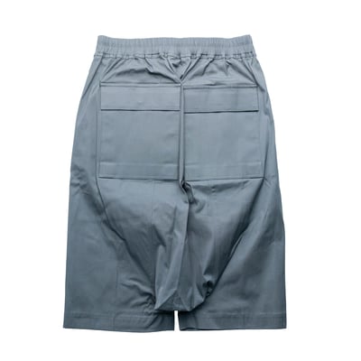 Rick Owens 主線 Pods Heavy Cotton Poplin 短褲 灰2